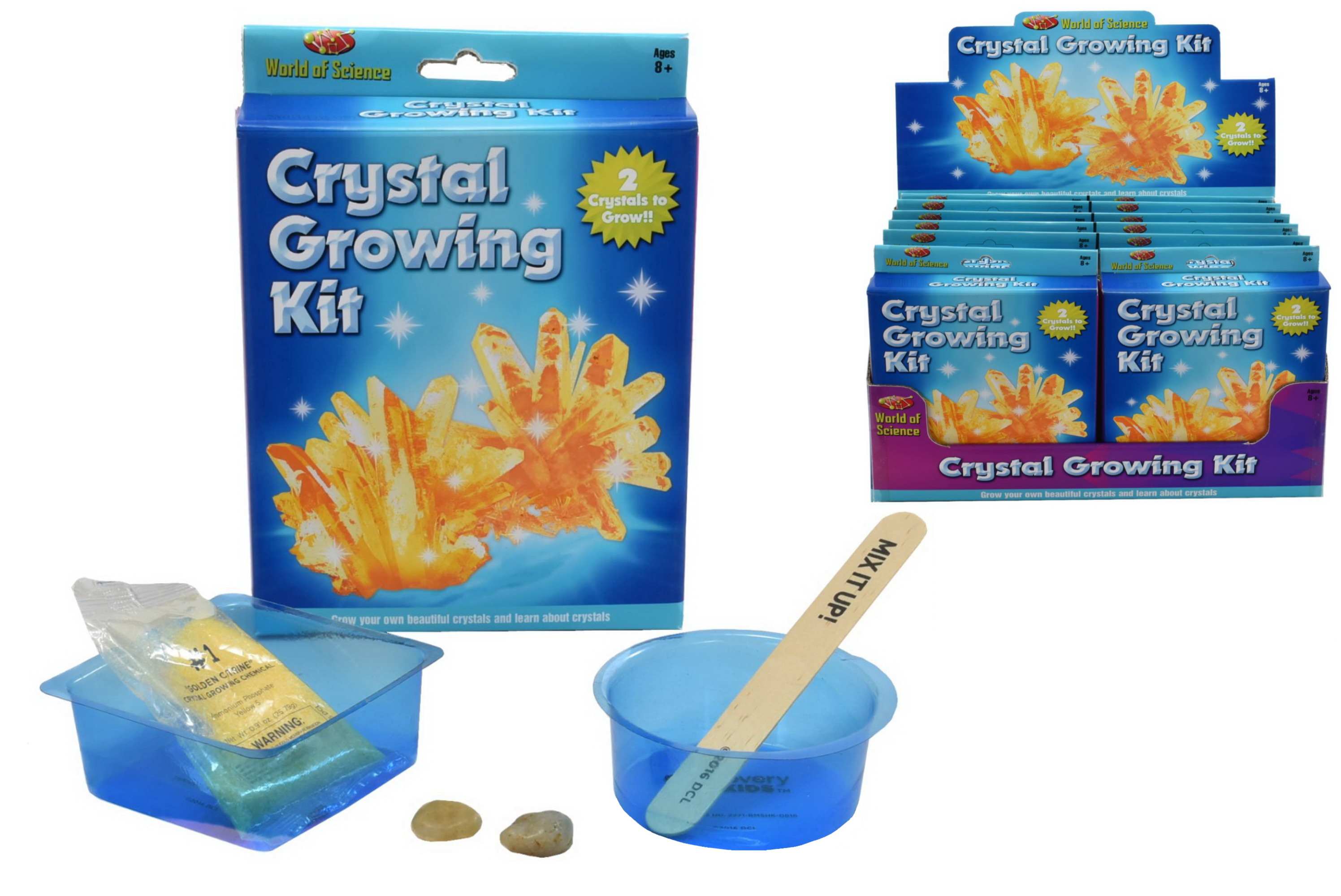 WORLD OF SCIENCE CRYSTAL GROWING KIT 